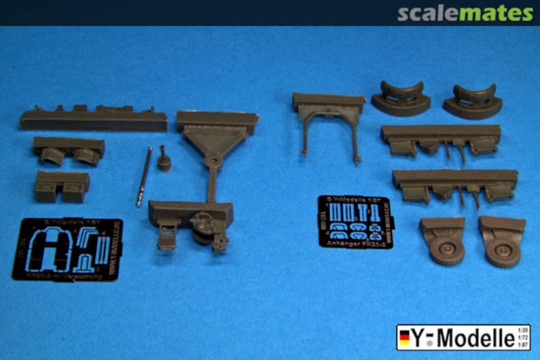 Boxart Feldkanone FK20-2 mit Sonderanhänger Y87-110 Y-Modelle Boxart Feldkanone FK20-2 mit Sonderanhänger Y87-110 Y-Modelle