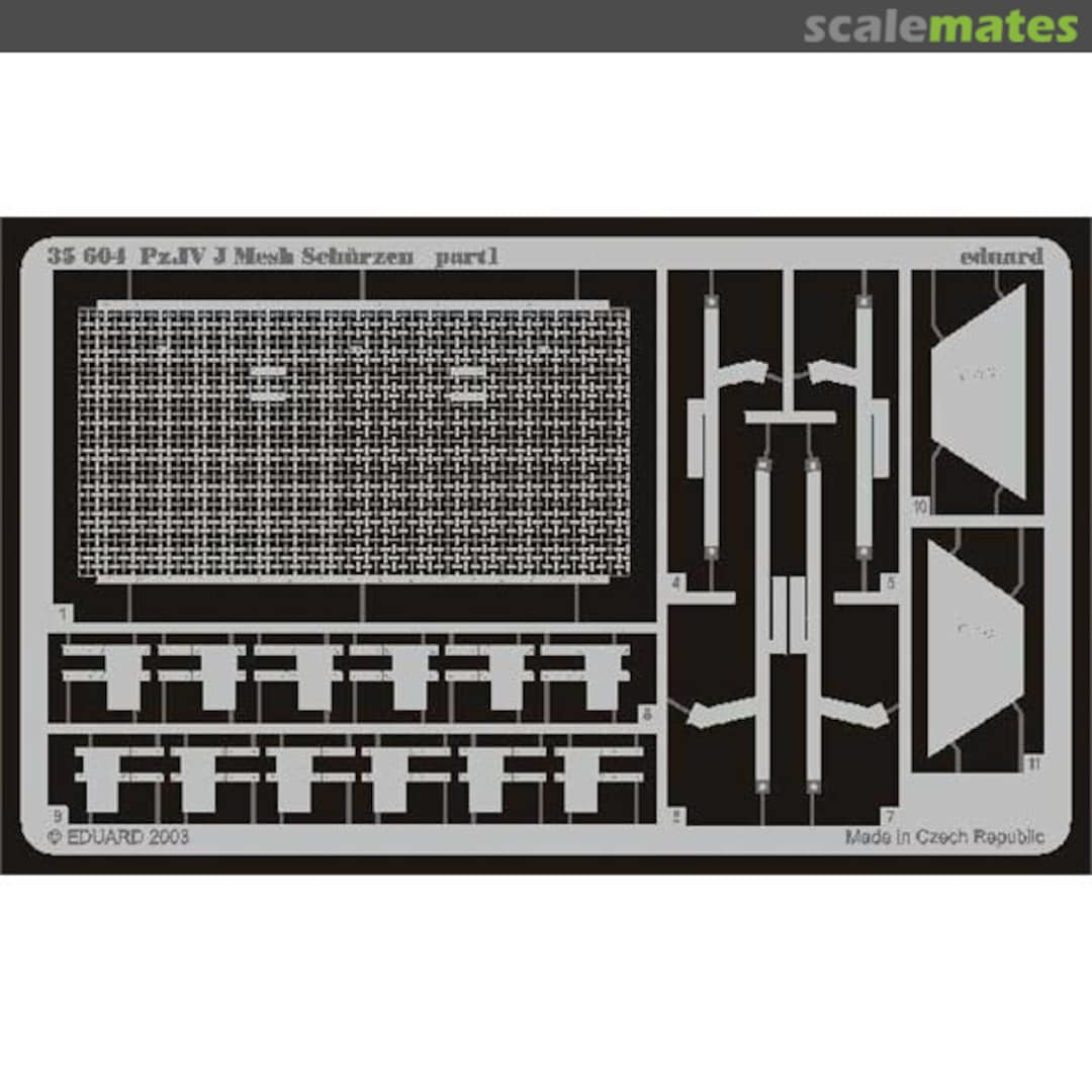 Boxart Panzer IV Ausf. J Gitterschürzen 35604 Eduard Boxart Panzer IV Ausf. J Gitterschürzen 35604 Eduard