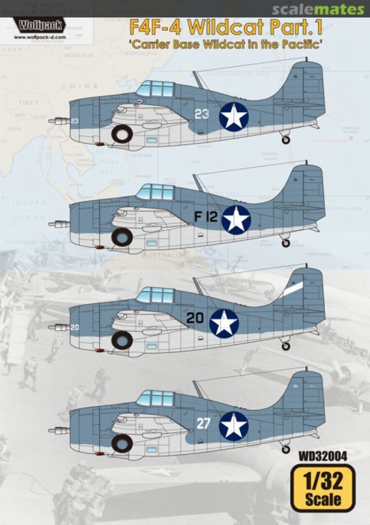 Boxart F4F-4 Wildcat Part 1 WD32004 Wolfpack Boxart F4F-4 Wildcat Part 1 WD32004 Wolfpack