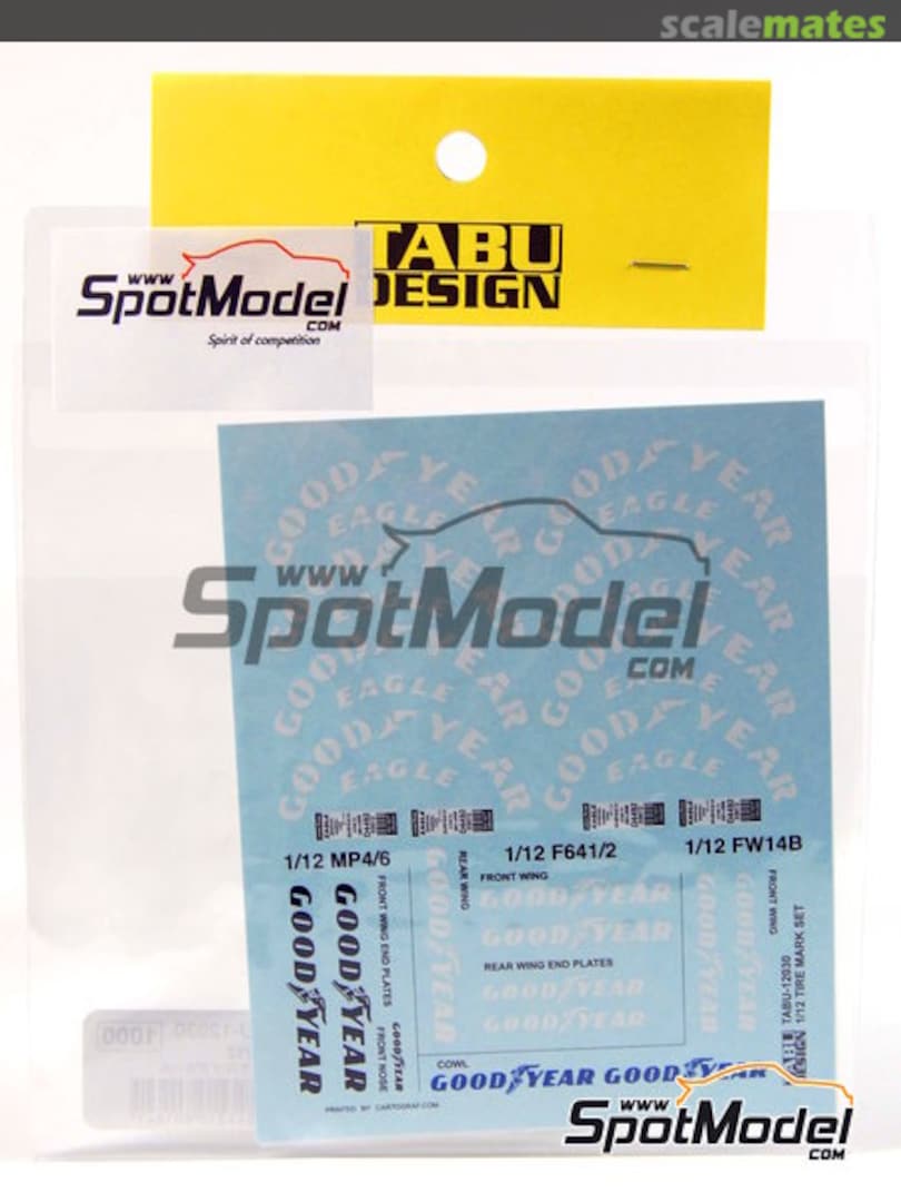 Boxart McLaren MP4/6, Ferrari 641/2 and Williams FW14B Goodyear logos TABU12030 Tabu Design Boxart McLaren MP4/6, Ferrari 641/2 and Williams FW14B Goodyear logos TABU12030 Tabu Design