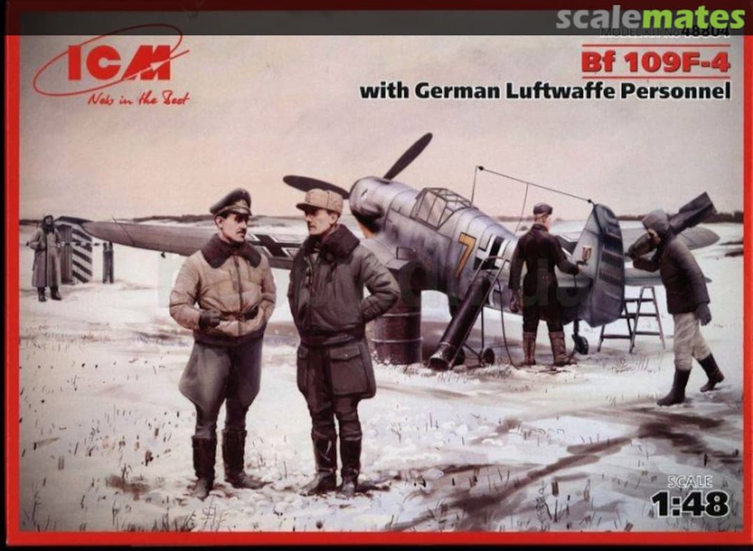 Boxart Bf 109F-4 48804 ICM Boxart Bf 109F-4 48804 ICM