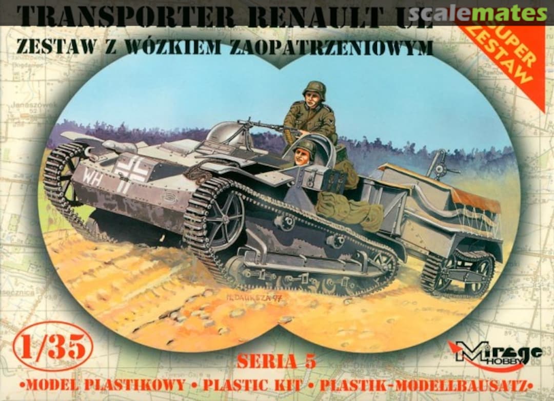 Boxart Transporter Renault UE 35514 Mirage Hobby Boxart Transporter Renault UE 35514 Mirage Hobby