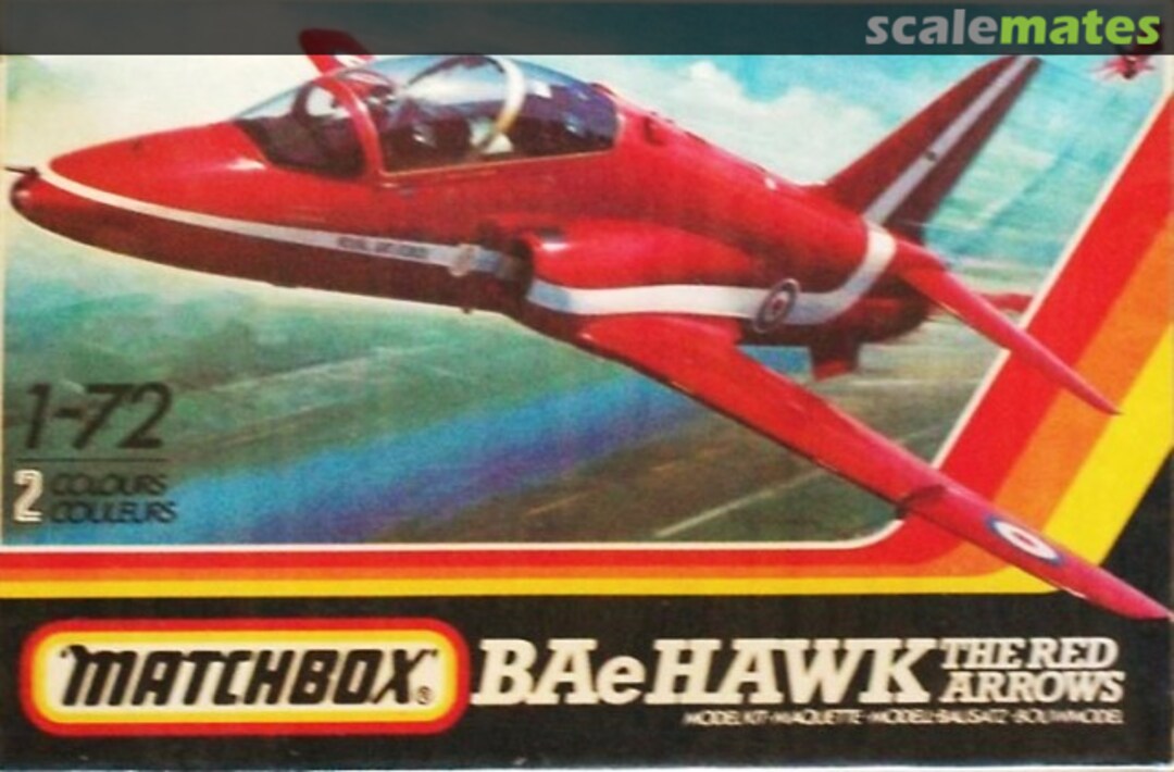 Boxart BAe Hawk The Red Arrows PK-27 Matchbox Boxart BAe Hawk The Red Arrows PK-27 Matchbox
