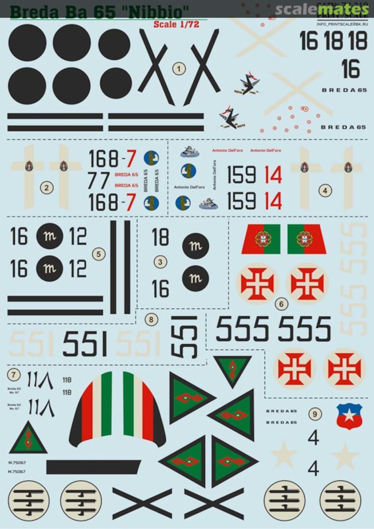 Boxart Breda Ba 65 Nibbio 72-219 Print Scale Boxart Breda Ba 65 Nibbio 72-219 Print Scale