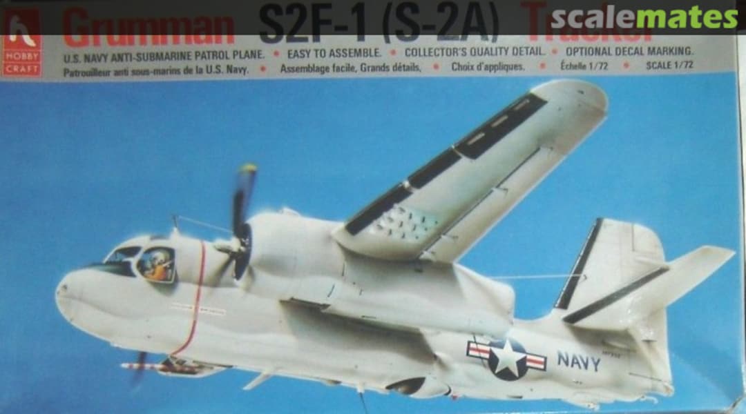 Boxart Grumman S2F-1 (S-2A) Tracker HC1351 Hobbycraft Boxart Grumman S2F-1 (S-2A) Tracker HC1351 Hobbycraft