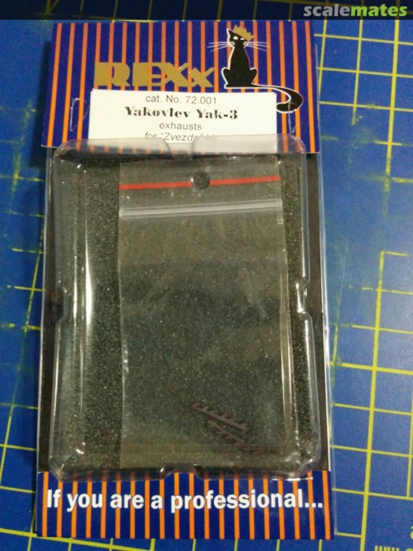 Boxart Yakovlev Yak-3 exhausts 72001 REXx Boxart Yakovlev Yak-3 exhausts 72001 REXx
