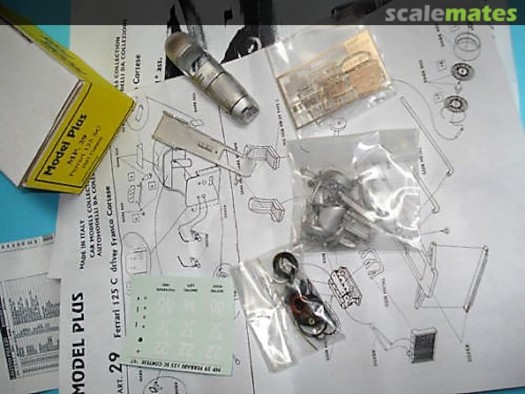Boxart Ferrari 125 SC MP29 MG Model Plus Boxart Ferrari 125 SC MP29 MG Model Plus