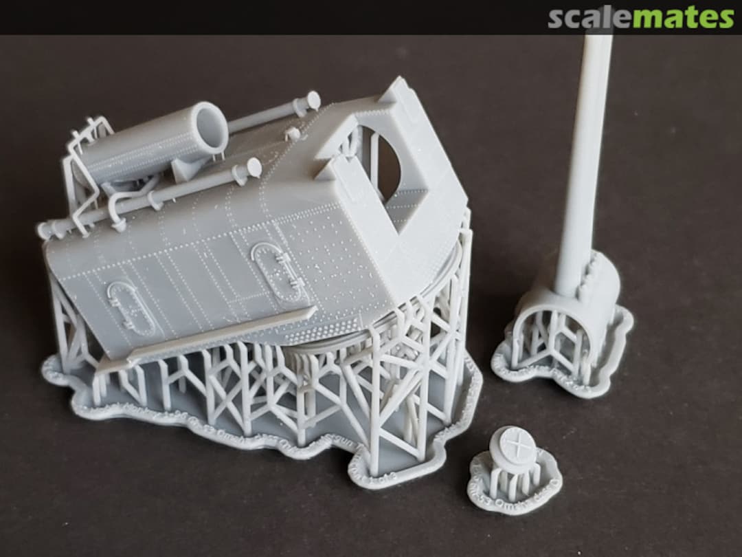 Boxart 6"/53 cal. Twin-gun Turret for Omaha class Light Cruisers MM96-CL4trrt Model Monkey