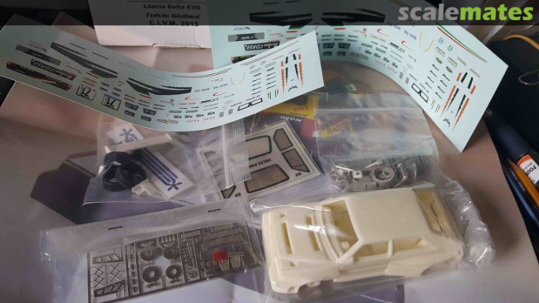Boxart Lancia Delta EVO "Salico" FC04 FC Model Boxart Lancia Delta EVO "Salico" FC04 FC Model