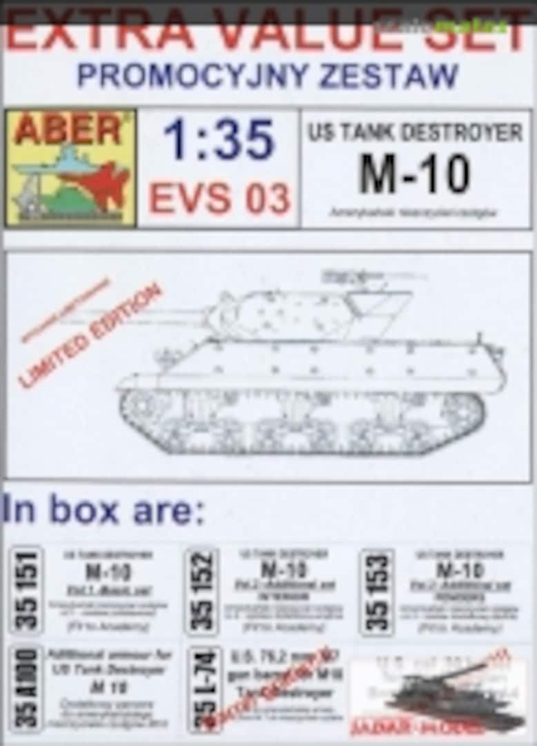 Boxart M10 Tank Destroyer EVS03 Aber Boxart M10 Tank Destroyer EVS03 Aber