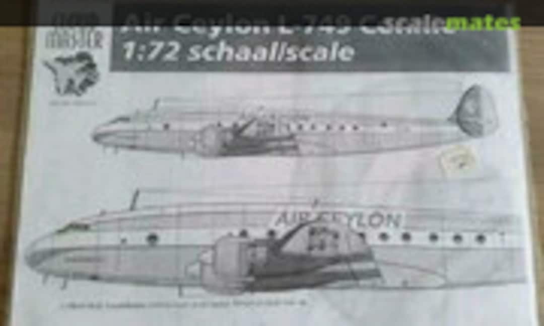 1:72 Air Ceylon L-749 Connie (Cloud Master 72/5) 72/5
