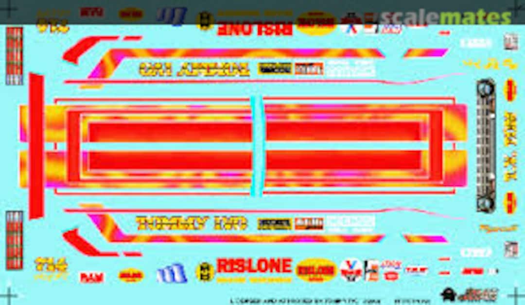 Boxart Tommy Ivo's Arrow F/C 1595/TIFC Slixx Decals