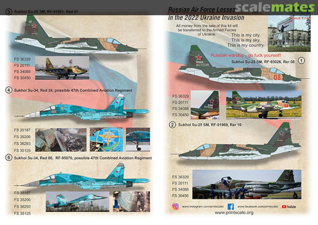 Boxart Russian Air Force Losses in the 2022 Ukraine Invasion 48-219 Print Scale Boxart Russian Air Force Losses in the 2022 Ukraine Invasion 48-219 Print Scale