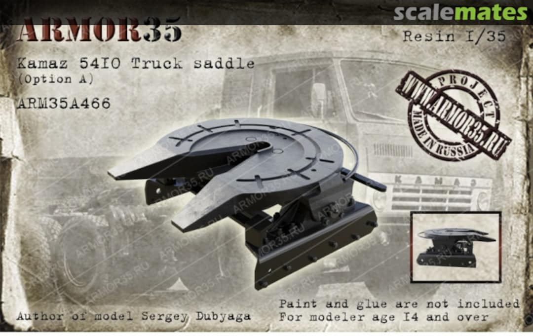 Boxart Kamaz 5410 Truck saddle (Option A) ARM35A466 Armor35 Boxart Kamaz 5410 Truck saddle (Option A) ARM35A466 Armor35