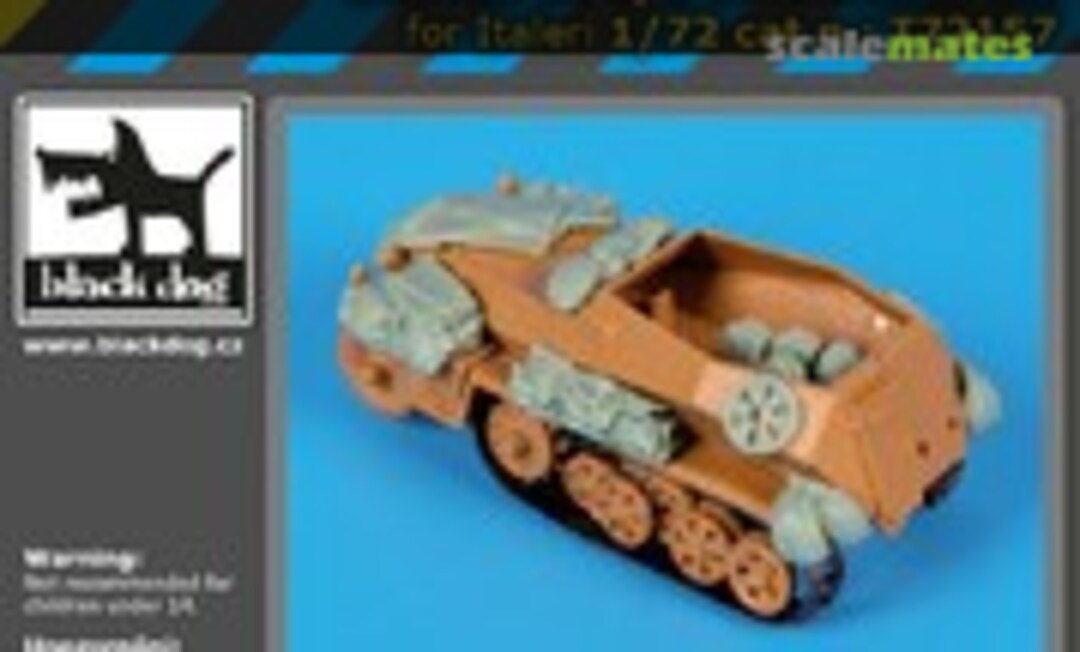1:72 Sd.Kfz 250/3 accessories set (Black Dog T72157) T72157