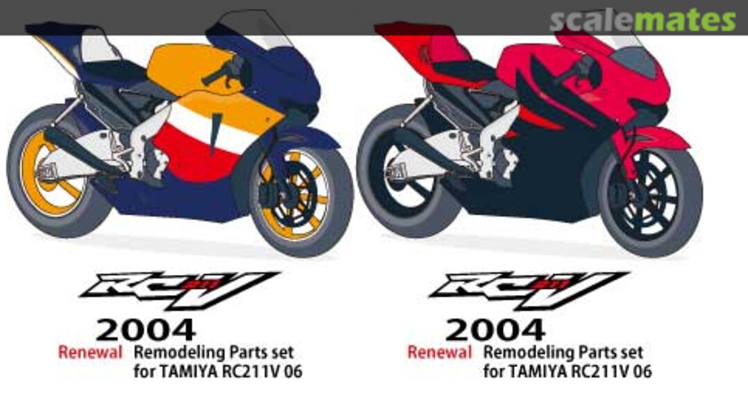 Boxart Honda RC211V 2004 MK12087 CGM Models Boxart Honda RC211V 2004 MK12087 CGM Models