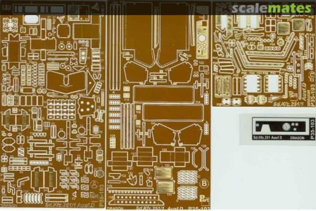 Boxart Sd.Kfz.251/1 Ausf.D P35-103 Part