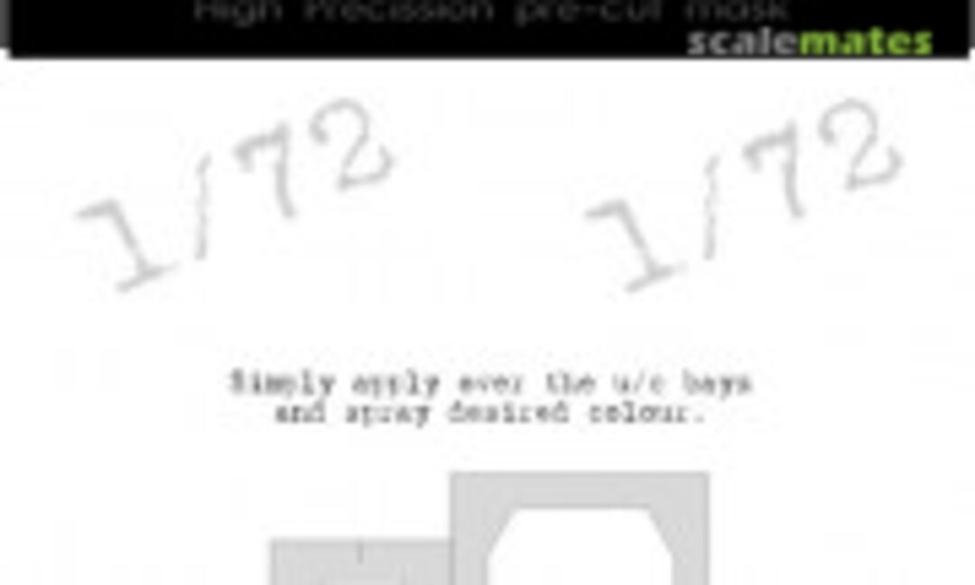 1:72 General Dynamics F-111 Aardvark - Undercarriage Bay masks (DEAD Design Models UC72048) UC72048