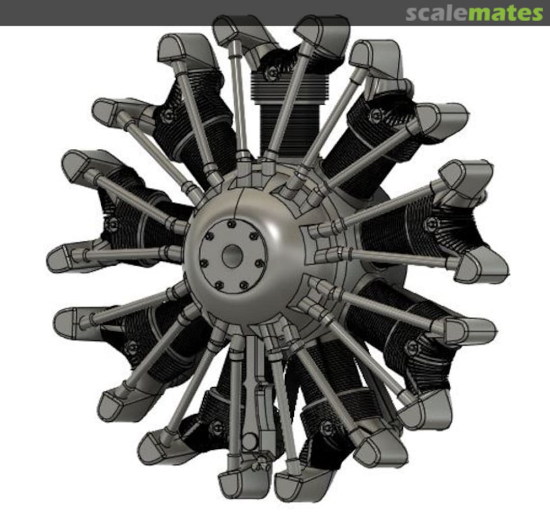 Boxart Pratt & Whitney Wasp C resinový motor 92002 Airmastr (Malý-Strmiska)