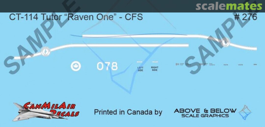 Boxart Canadair CT-114 Tutor 276 Above & Below Graphics