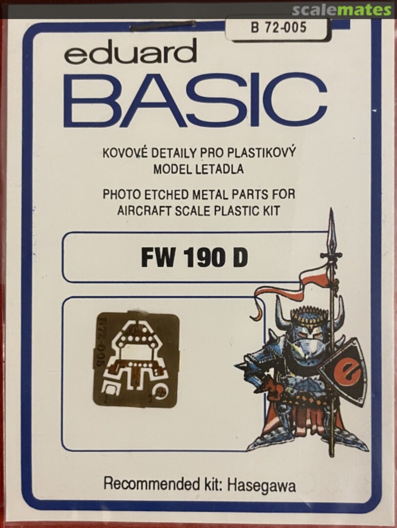 Boxart FW 190 D B 72-005 Eduard Boxart FW 190 D B 72-005 Eduard