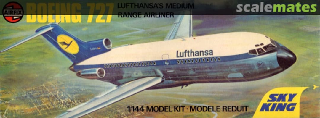 Boxart Boeing 727 03173-6 Airfix Boxart Boeing 727 03173-6 Airfix