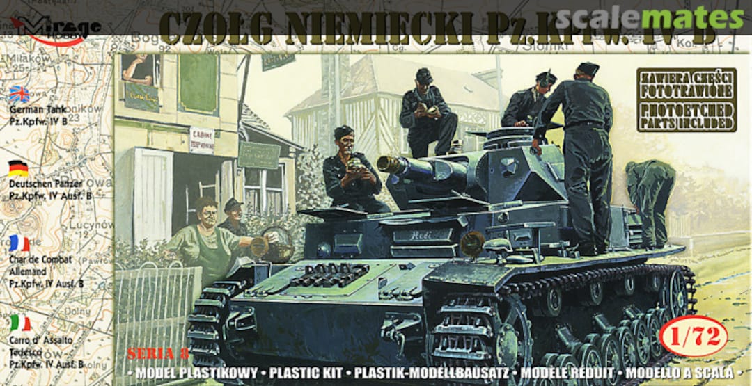 Boxart Pz.Kpfw. IV B 72852 Mirage Hobby