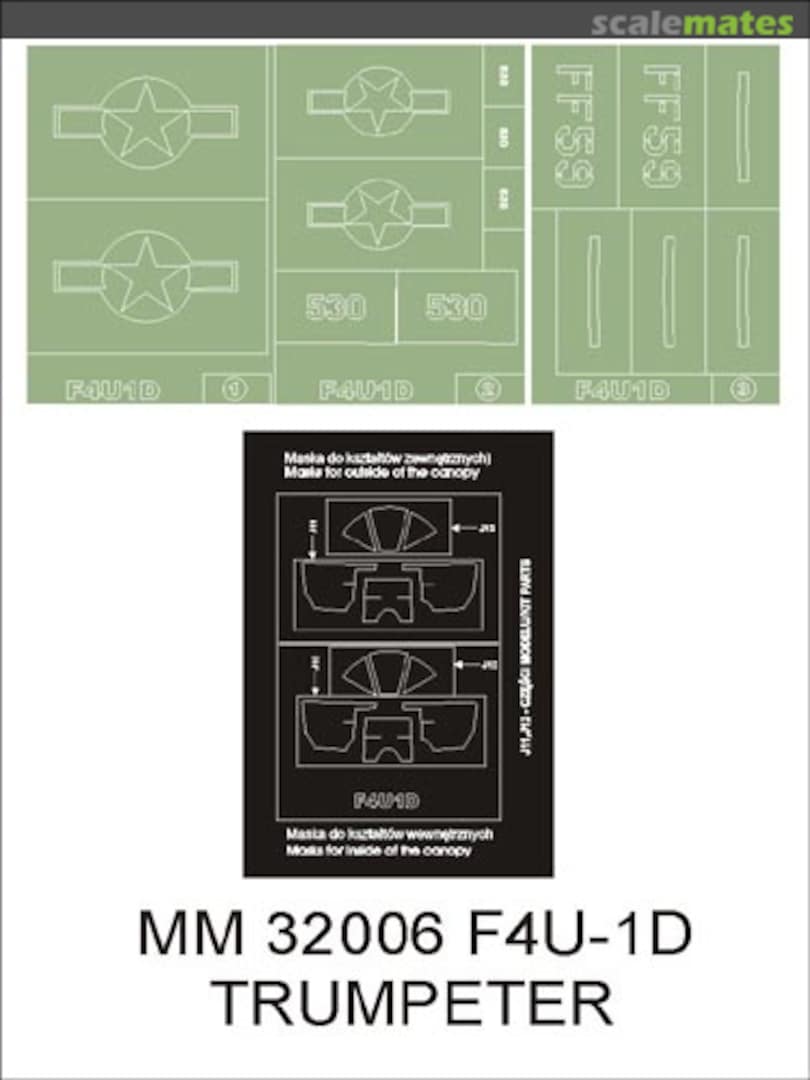 Boxart Vought F4U-1D Corsair MM32006 Montex Boxart Vought F4U-1D Corsair MM32006 Montex