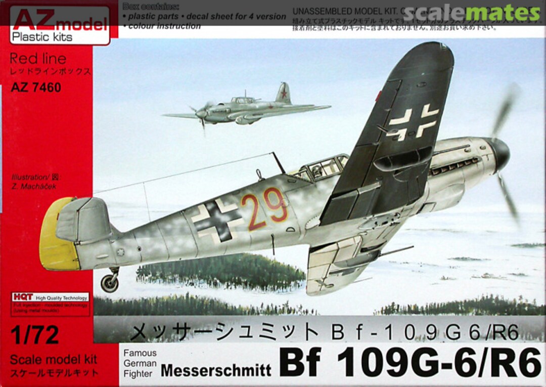 Boxart Messerschmitt Bf 109G-6/R6 AZ7460 AZmodel Boxart Messerschmitt Bf 109G-6/R6 AZ7460 AZmodel