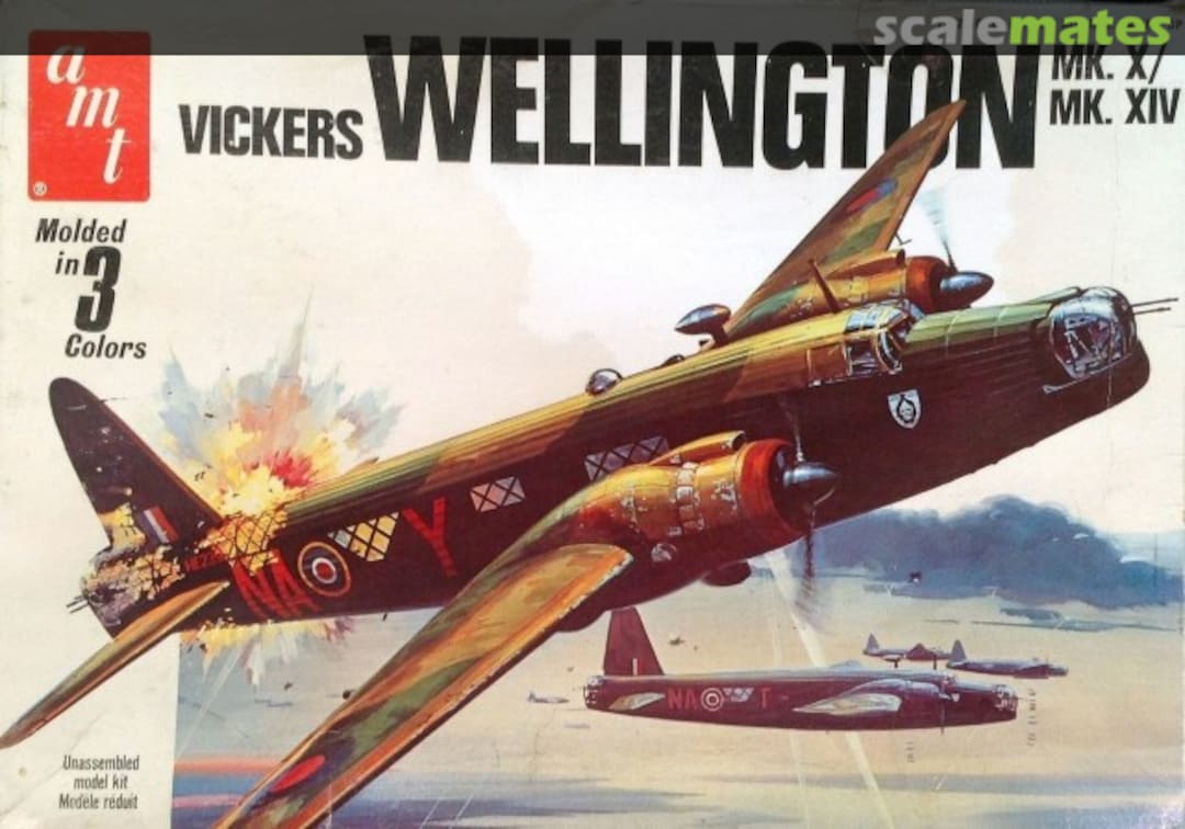 Boxart Vickers Wellington Mk.X/XIV 7131 Matchbox/AMT Boxart Vickers Wellington Mk.X/XIV 7131 Matchbox/AMT