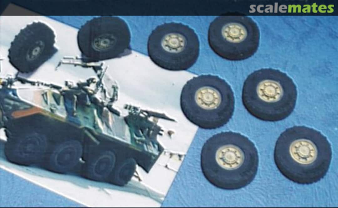 Boxart LAV-25 Series 8x8 Tire Set Early HF805 Hobby Fan Boxart LAV-25 Series 8x8 Tire Set Early HF805 Hobby Fan