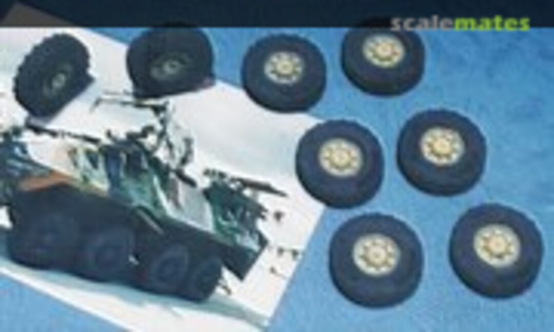 1:35 LAV-25 Series 8x8 Tire Set Early (Hobby Fan HF805) HF805