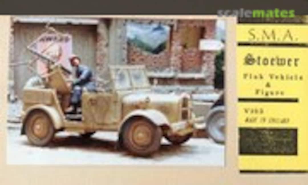 1:35 Stoewer Flak Vehicle &amp; Figure (Scale Model Accessories SMAV 103)