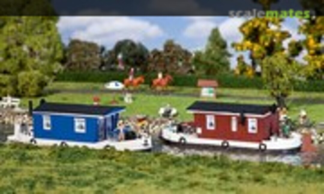 2 houseboats (Faller 131008)