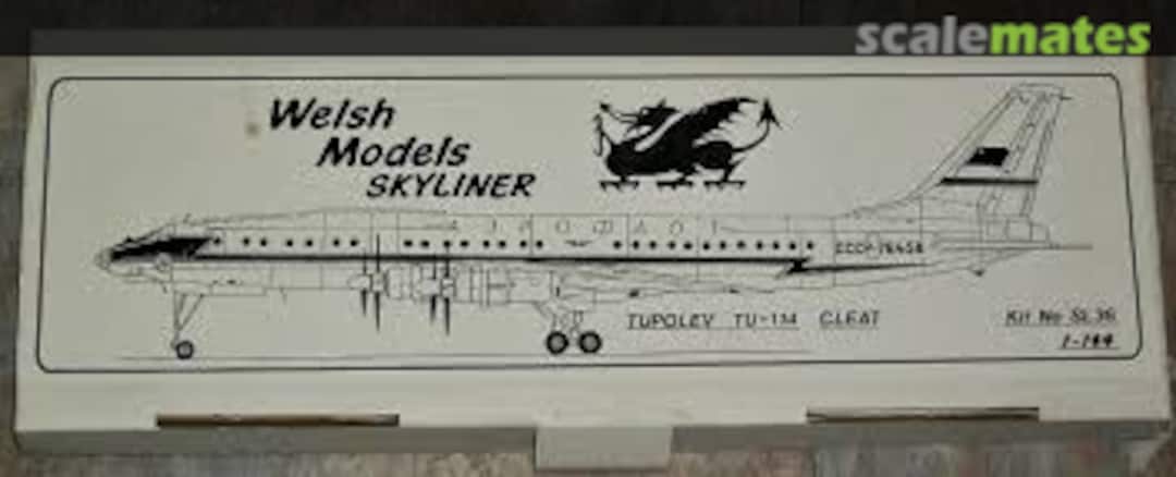 Boxart Tupolev Tu-114 Cleat SL036 Welsh Models Boxart Tupolev Tu-114 Cleat SL036 Welsh Models