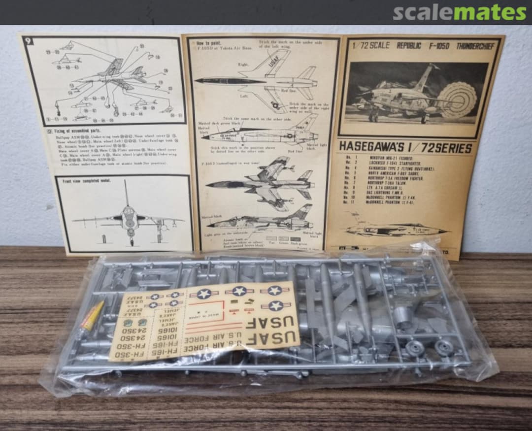Contents Republic F-105D Thunderchief JS-014 Hasegawa Contents Republic F-105D Thunderchief JS-014 Hasegawa