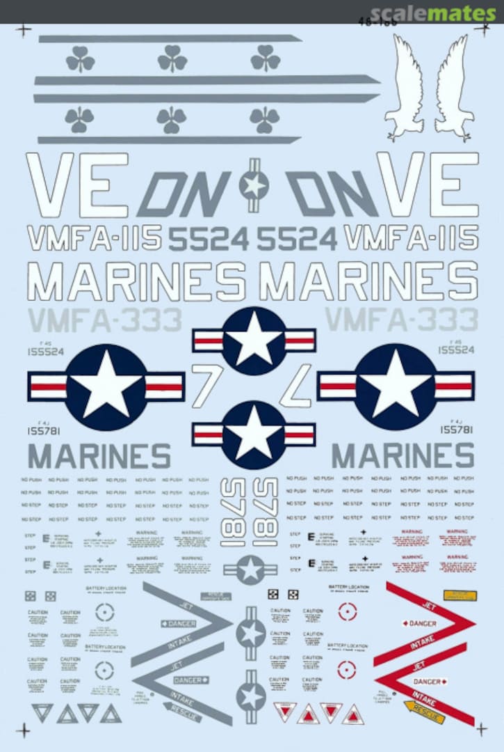 Boxart USMC F-4J/S Lo Viz 48-188 SuperScale International Boxart USMC F-4J/S Lo Viz 48-188 SuperScale International