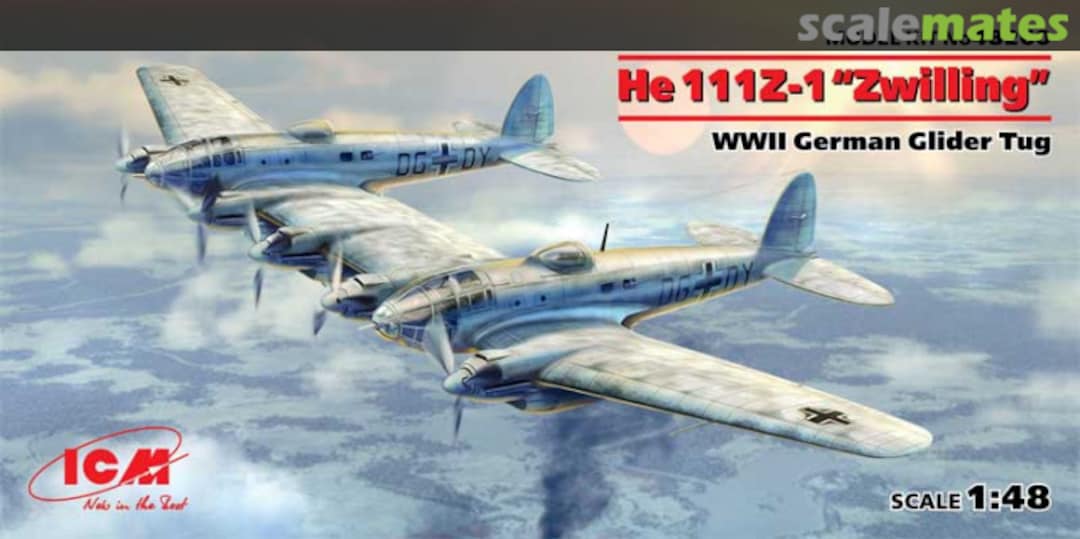 Boxart He 111Z-1 “Zwilling" 48260 ICM Boxart He 111Z-1 “Zwilling" 48260 ICM