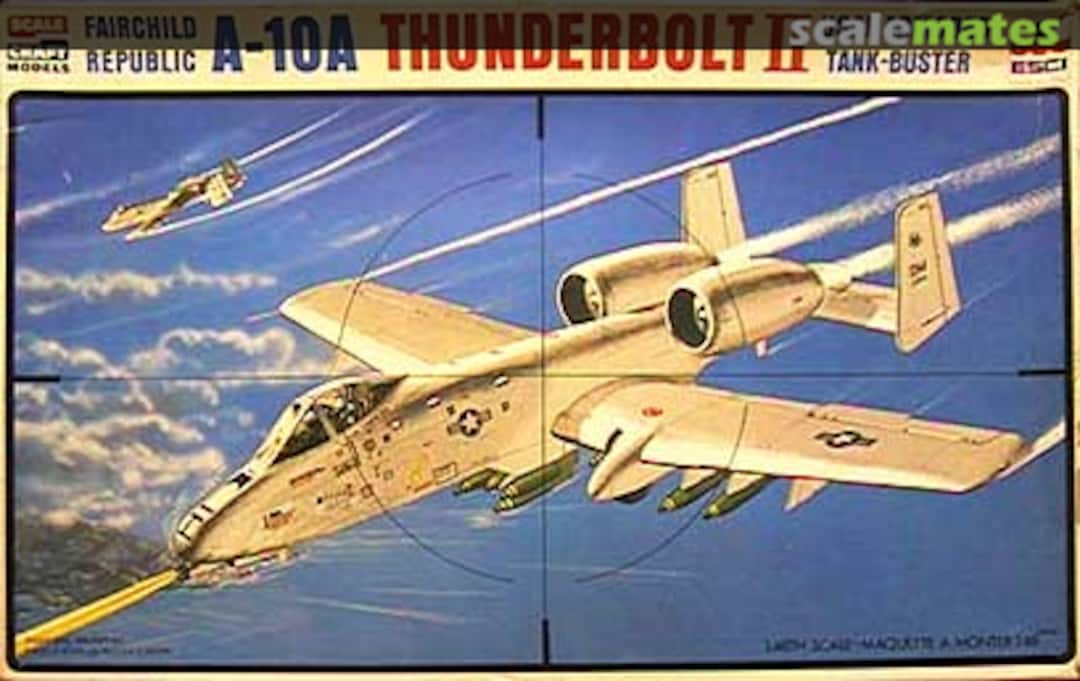 Boxart Fairchild Republic A-10A Thunderbolt II SC-4005 ESCI/Scale Craft Boxart Fairchild Republic A-10A Thunderbolt II SC-4005 ESCI/Scale Craft