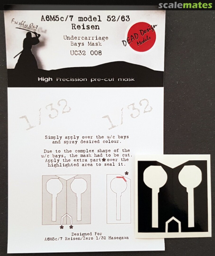 Boxart A6M5c/7 Reisen UC Bays UC32008 DEAD Design Models Boxart A6M5c/7 Reisen UC Bays UC32008 DEAD Design Models