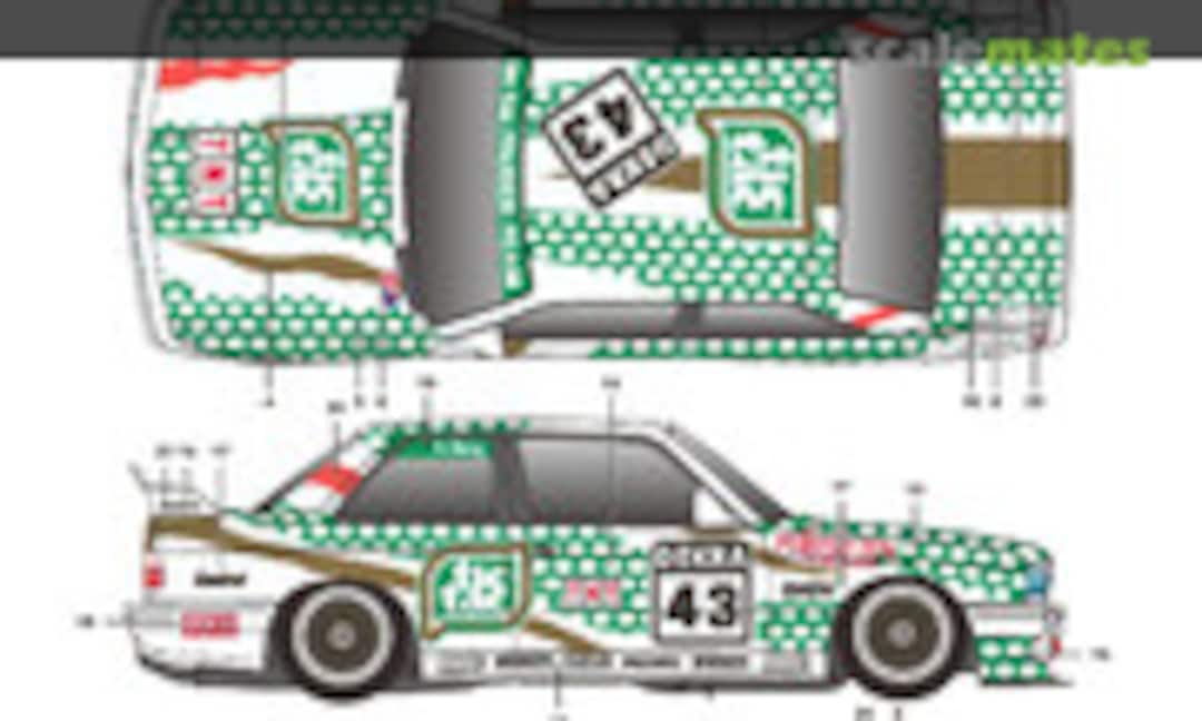 1:24 BMW M3 E30 DTM 1991 #43 - TIC TAC (SK Decals SK-24056) SK-24056