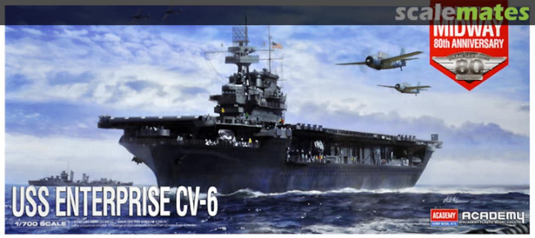 Boxart USS Enterprise CV-6 14409 Academy Boxart USS Enterprise CV-6 14409 Academy