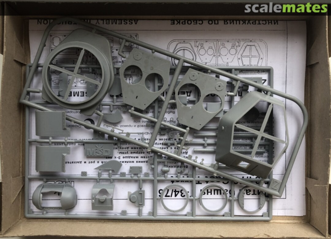 Contents T-34/76 Cast Turret 35034 MSD Micro Scale Design Contents T-34/76 Cast Turret 35034 MSD Micro Scale Design