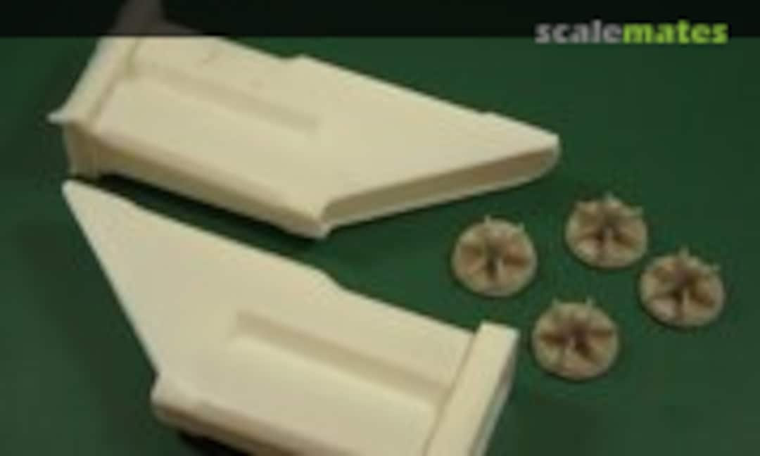 1:72 Avro Vulcan Seamless Intakes (Two Mikes Resin Accessories 72002) 72002