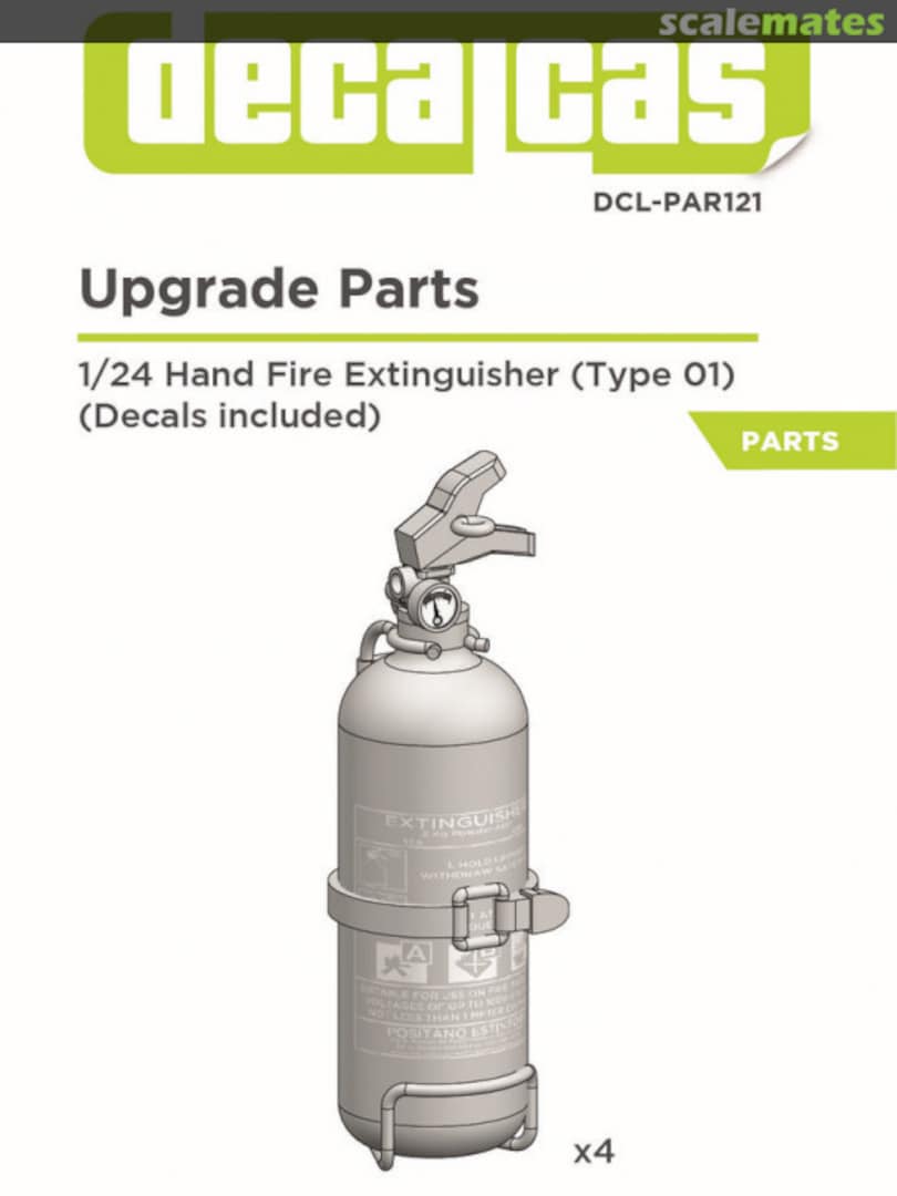 Boxart Hand fire extinguisher DCL-PAR121 Decalcas Boxart Hand fire extinguisher DCL-PAR121 Decalcas