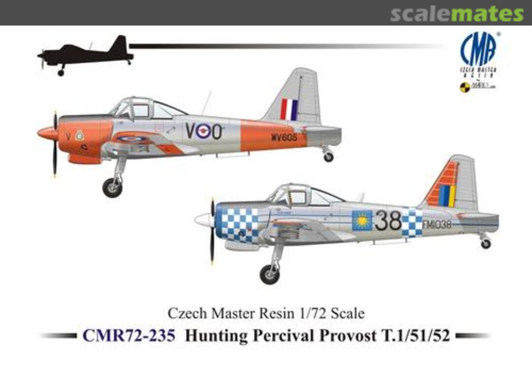 Boxart Hunting Percival Provost T.1/51/52 CMR72-235 CMR Boxart Hunting Percival Provost T.1/51/52 CMR72-235 CMR