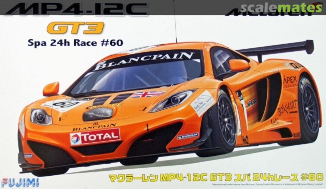 Boxart McLaren MP4-12C GT3 12570 Fujimi Boxart McLaren MP4-12C GT3 12570 Fujimi