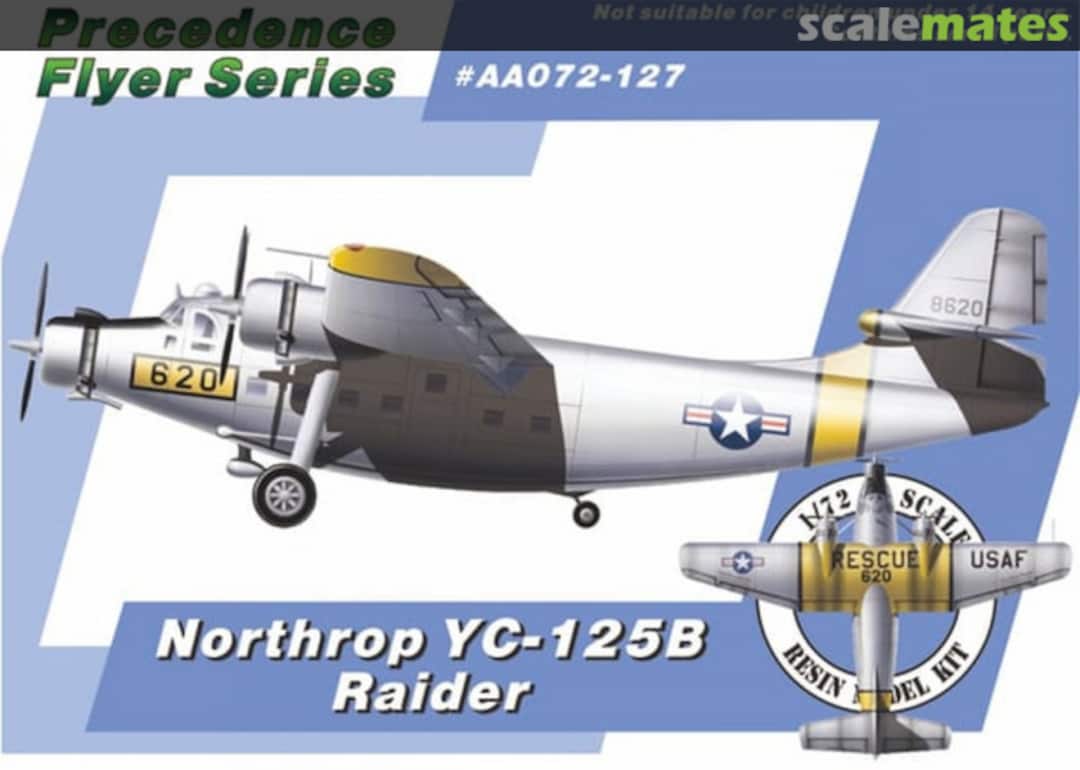 Boxart Northrop YC-125B Raider AA-2127 Anigrand Craftswork Boxart Northrop YC-125B Raider AA-2127 Anigrand Craftswork