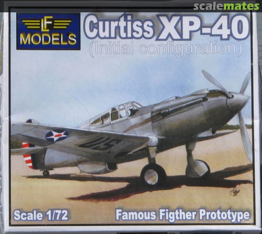 Boxart Curtiss XP-40 (Initial Configuration) 7259 LF Models Boxart Curtiss XP-40 (Initial Configuration) 7259 LF Models