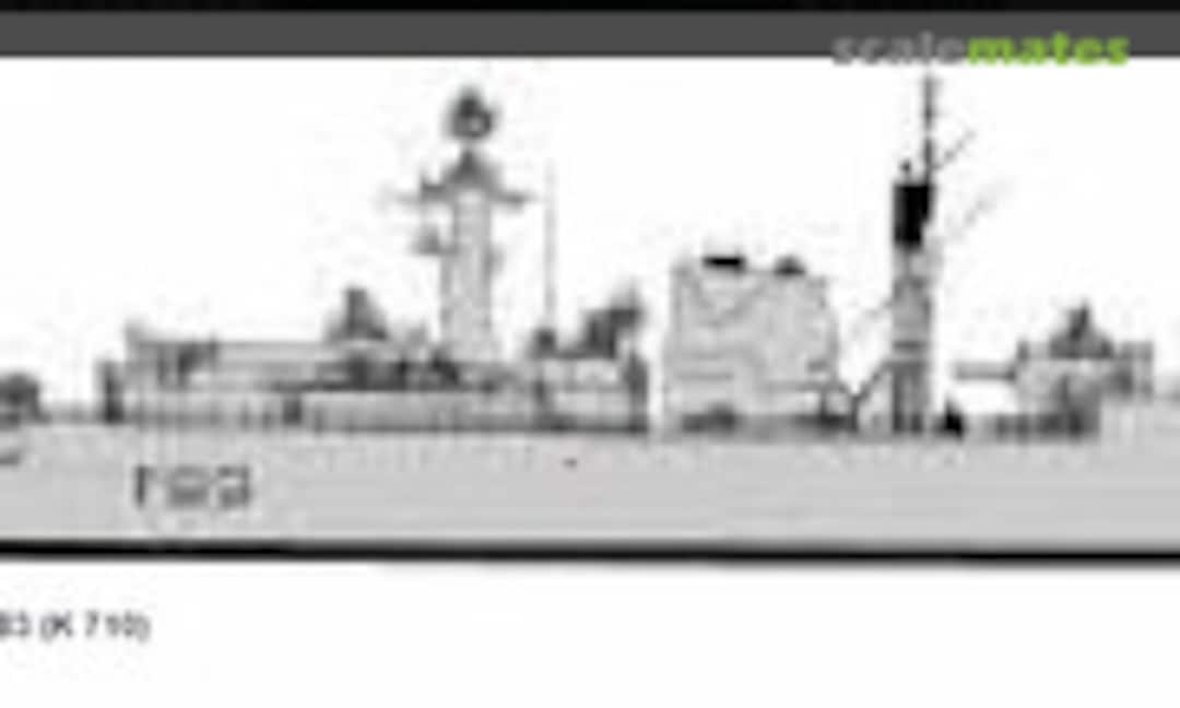 H.M.S. Battleaxe 1983 (White Ensign Models K 710)
